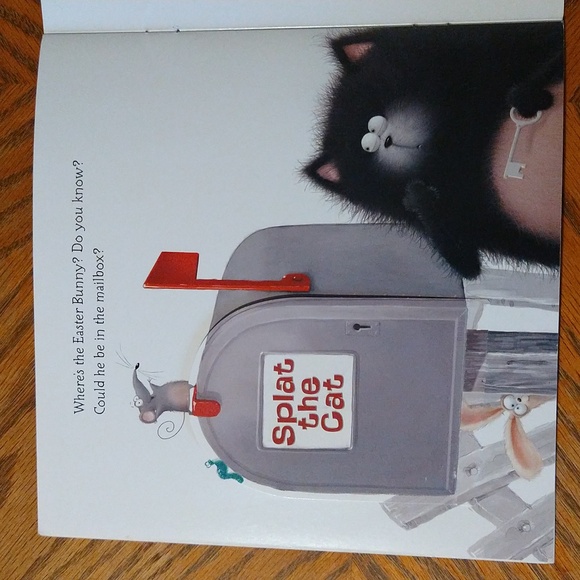 ✨5/$15✨ Children's Book - Splat the Cat Where's the Easter Bunny? Flap Book - Picture 8 of 15